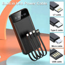 Power Bank Pack 30000mAh Fast Charger 4 USB External Battery For Mobile Phone New Arrival Fast Shipping UK