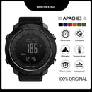NORTH EDGE APACHE Men's Smart Watch Altimeter Barometer Compass Military Army Smartwatch Swimming Running Clock Waterproof 50m
