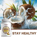 Vitamin D3 and K2 Softgels - Promote Calcium Absorption, Bone and Joint Health, and Improve Immunity - 300 Capsules