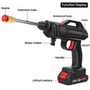 1500W Cordless High Pressure clean Wash Spray Water Gun Car Wash Pressure Water washing Machine for Makita 18V Battery