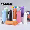 Garrafa Térmica 1200ml garrafa macaron espacial Quente & Frio Com Isolamento Térmico De Grande Capacidade