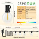 The Horizon Line | 24V Low-Voltage Remote-Controlled Outdoor String Lights