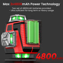 16 Lines Laser Level With 1.2M Tripod Green Line SelfLeveling 360 Horizontal And Vertical Remote Control Green Beam Laser Levels