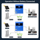 The Sun Bridge | 4kW Hybrid Solar Inverter 24V with 100A MPPT & WiFi Monitoring