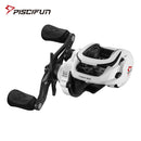 Piscifun Carbon XCS Baitcasting Rolle 8KG maximale Bremskraft 7+1 Lager Übersetzungsverhältnis 8.1:1 Carbonrahmen Süßwasser Salzwasser Angelrolle