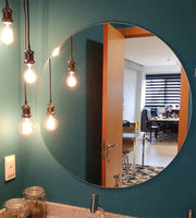 50x50cm Round Large Wall Decorative Mirror Sticker