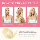 Tape in Hair Extensions Human Hair Bleach Blonde 18Inch Human Hair Extensions Tape in Blonde Tape in Hair Extensions Human Hair