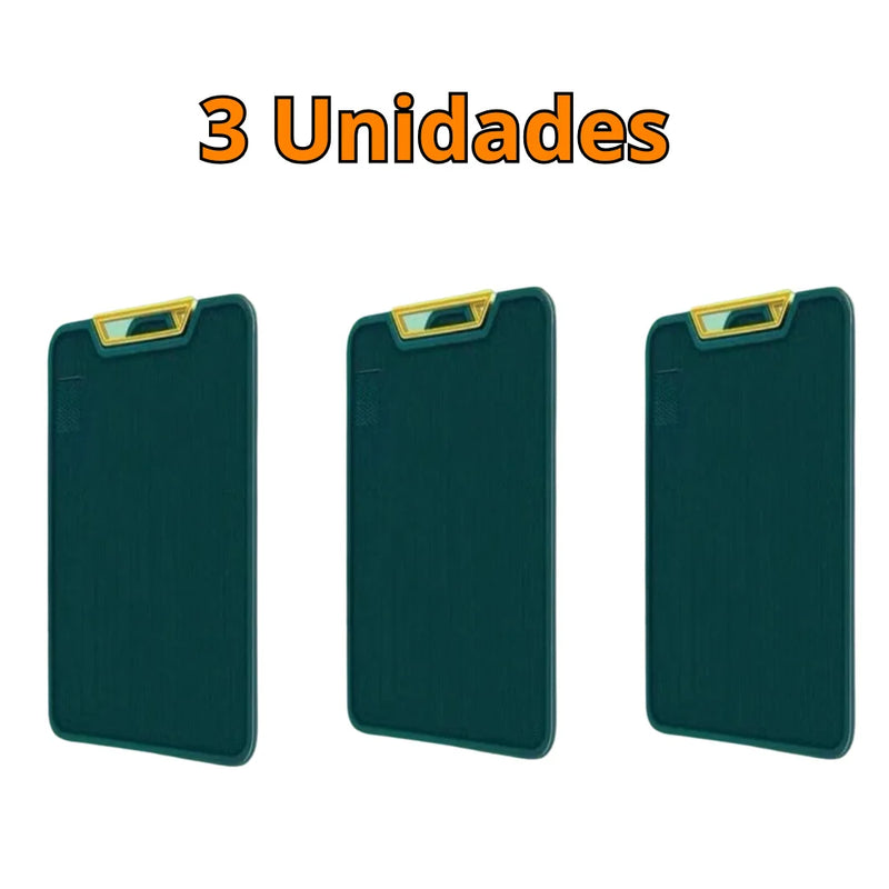 Kit até 3 Tábua de Corte Retangular Antibacteriana À Prova De Mofo Com Alça anti-rachaduras, de cozinha