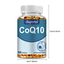 CoQ10 Kapseln - Unterstützen die Herz-Kreislauf-Gesundheit, spenden Energie, fördern die Durchblutung, Antioxidans - 120 Kapseln