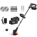 850W/650W Electric Cordless Grass Trimmer 18000PRM Handheld fuel Cup Adjustable Weeder Garden Tool With 2PCS 21V Battery