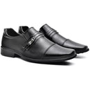 Sapato Social Masculino Detalhe Metal Bico Quadrado Conforto
