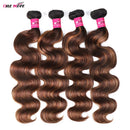 Ombre Brown Brazilian Body Wave Human Hair Bundles