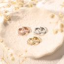 1/3Pairs Maria Minimalist Hoop Earrings for Women Men Bohemia Cute Stainless Steel Tiny Zircon Piercing Ear Rings Trendy Jewelry