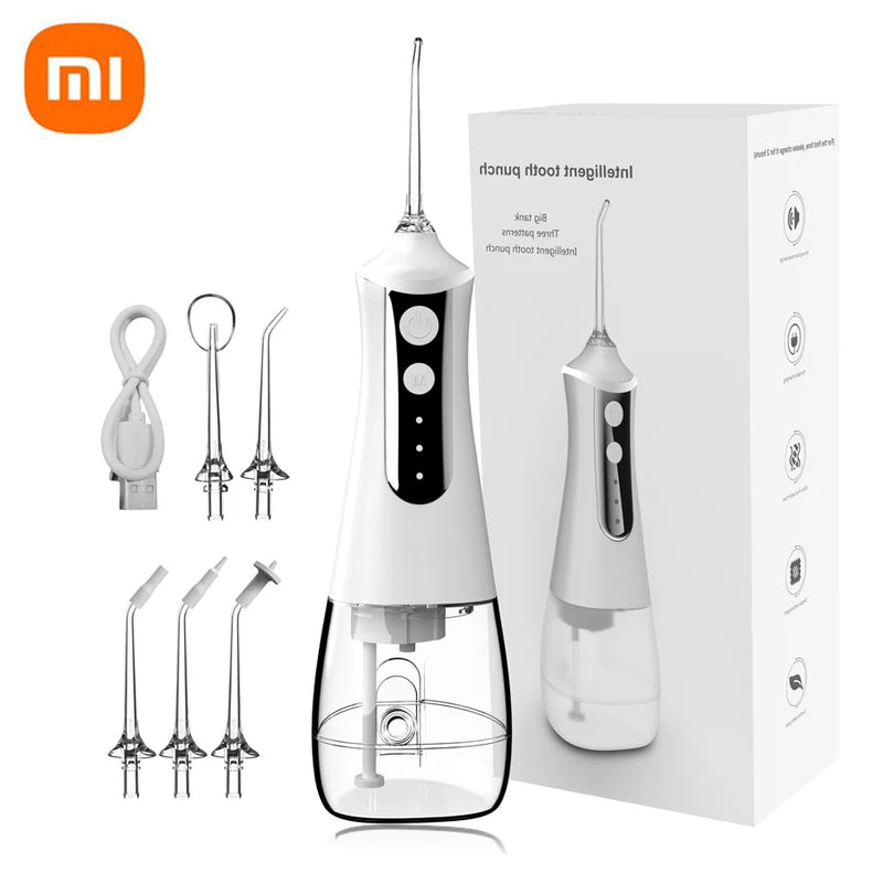 Xiaomi 3 Modes Oral Irrigator USB Rechargeable Water Floss Portable Dental Water Flosser Jet 300ml Irrigator Dental Teeth Cleane