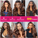 Ombre Brown Brazilian Body Wave Human Hair Bundles