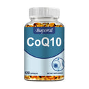 CoQ10 Kapseln - Unterstützen die Herz-Kreislauf-Gesundheit, spenden Energie, fördern die Durchblutung, Antioxidans - 120 Kapseln