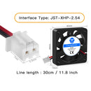 3D Printer Fan 5015/4020 Cooling Turbine Fan 5V 12V 24V Ultra-quiet Oil Bearing about 7500 RPM Turbo Mini Fan For 3D Printer