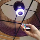 Lampada Bluetooth De Led Caixa De Som C Controle Rgb 12W