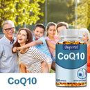CoQ10 Kapseln - Unterstützen die Herz-Kreislauf-Gesundheit, spenden Energie, fördern die Durchblutung, Antioxidans - 120 Kapseln