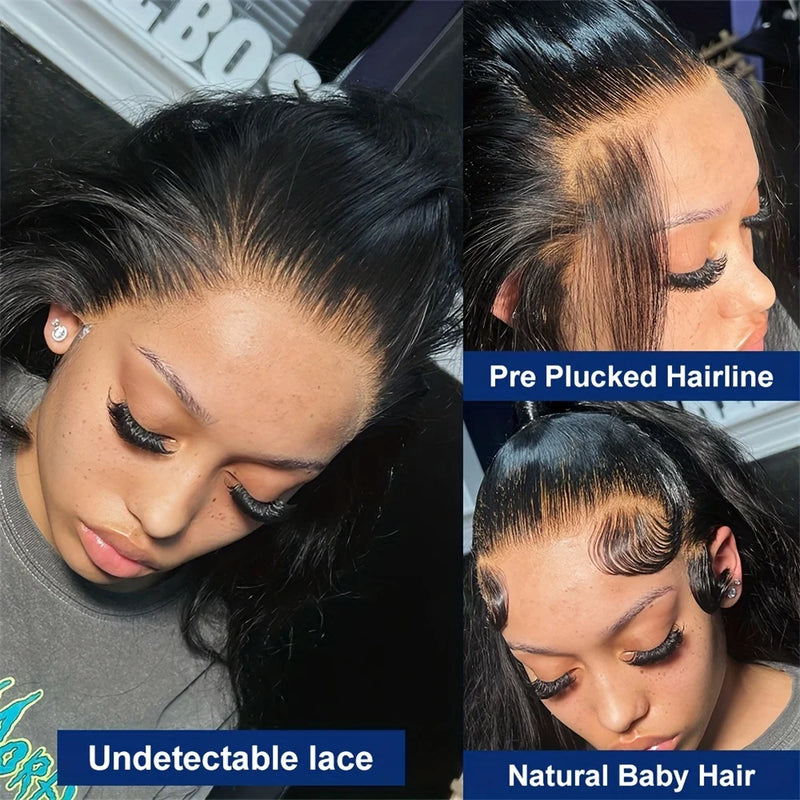 Body Wave 13x6 Hd Lace Frontal Wig For Women 13x4 Wavy Lace Front Human Hair Wig 40 Inch Brazilian Remy Human Hair Wigs