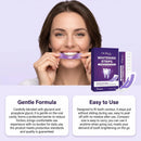 Purple Teeth Whitening Strips Gentle Formula Enamel Safe Stain Removal Sensitive Teeth Care Bleaching Shade Guide Dental Care Patches