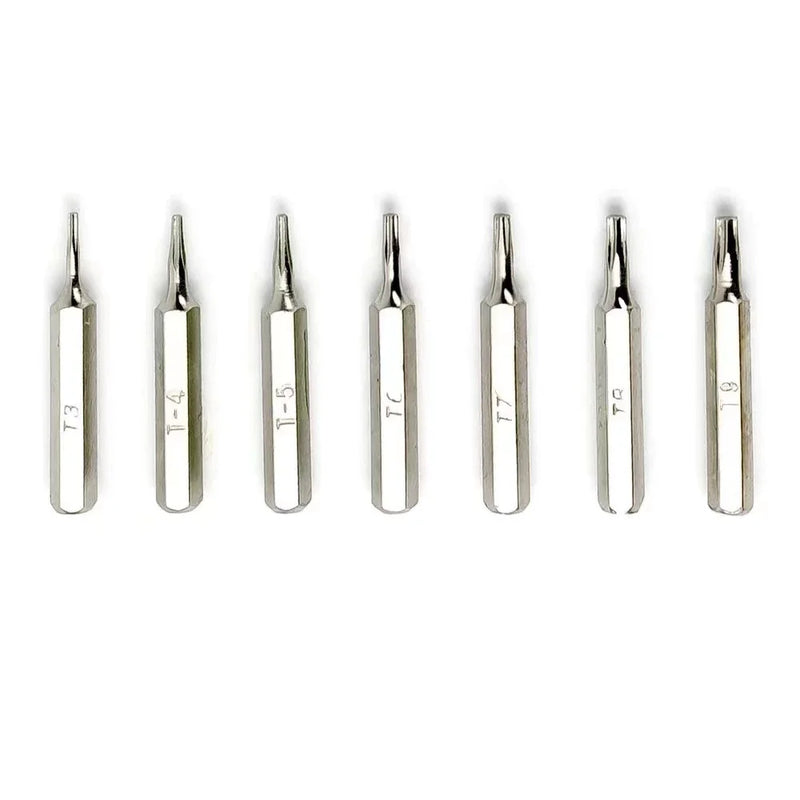 32 Pieces Precision Tool Key Game Kit, Magnet and Tweezers Ideal for Small Equipment Adjustments Electronic Repairing