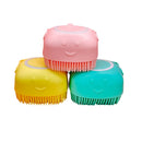 Esponja Macia Silicone Banho Massagem Dispenser Sabonete Líquido 80ml