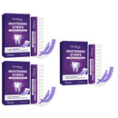 Purple Teeth Whitening Strips Gentle Formula Enamel Safe Stain Removal Sensitive Teeth Care Bleaching Shade Guide Dental Care Patches