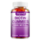 Biotin 10000mcg - Unterstützt gesundes Haar, Haut und Nägel, Anti-Aging, hellt den Hautton auf - 60 Gummibärchen