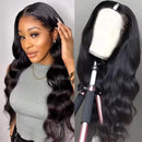 30 Inch Body Wave V Part Wig Human Hair Wigs 100 Human Hair For Women 180 Density Remy Hair Natural Color Human Hair Wigs