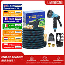 X-COTEC Extensible Garden Hose, Flexible Water Hose, 30m/100FT, Irrigation Tools, 10 Functional, for Garden