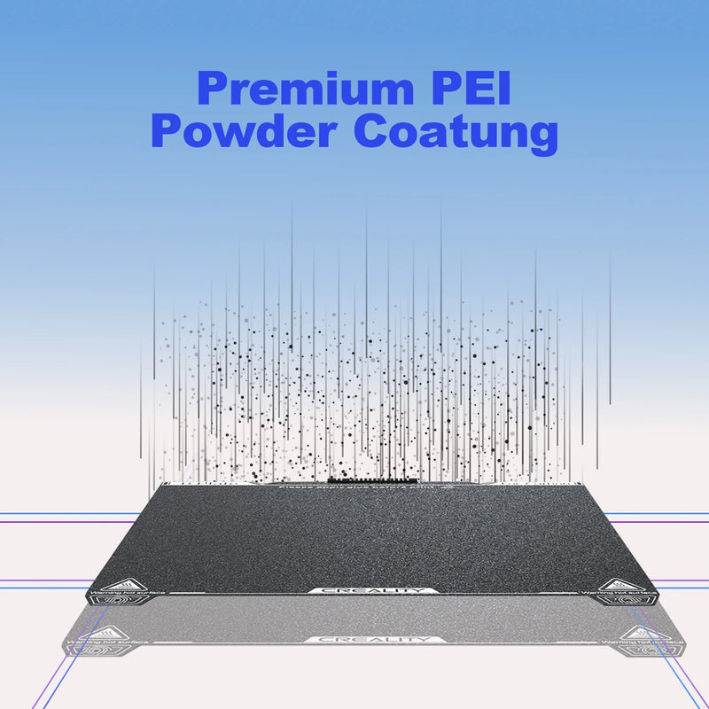 Creality K1C,K1 Max PEI Build Plate,Without Soft Magnetic ,Magnetic Spring Steel Print Bed for K1C,K1 Max 3D Printer