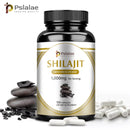 Shilajit 1000mg – Reich an natürlicher Fulvinsäure und Spurenelementen – Verbessert Ausdauer, Konzentration, Gedächtnis & Immunabwehr – 120 Kapseln