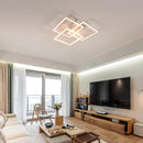 LED Ceiling Light, 40W Modern Square Dimmable Ceiling Lamp with Remote Control for Living Room Dining Room Bedroom
