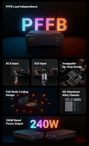 Fosi Audio V3 Mono Stereo Power Amplifier 2/2.1/3/4/5 Channel TPA3255 Mini Amp 240W Professional Amplifier