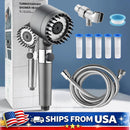 High Pressure Filtered Shower Head with Handheld 3 Spray Modes 1.5M Hose Anti Clog Nozzles for Hard Water Bathroom