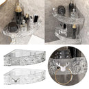 Suporte De Shampoo Prateleiras De Banheiro Sem Furo Acrilico Prateleira De Organizador