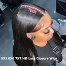 The Second Skin | 5x5 HD Lace Glueless Wig, Silk Straight 100% Remy Human Hair