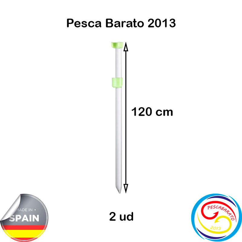 Castin Surf Fishing Rod Holder. Unpainted Aluminum. Eco Model