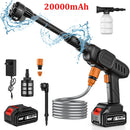 6 in 1 60Bar High Pressure Washer Car Water Gun 20000mAh Home Garden Cleaning Washing Machine Gun for Makita Battery