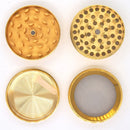 2" 4 Parts Maze Grinder Tobacco Herb Spice Crusher Gold Rose Gold gift