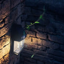 Luminária Lanterna Dupla Led Luz Solar Externa A Prova D'Água Com Sensor De Presença E Movimento