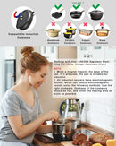 Karinear Induction Cooktop 2 Burners, 3500W, 12'' Built-in Induction Stovetop with combined Zone, Safety Lock, Timer, Pause