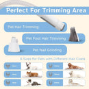 Dog Grooming Vacuum Kit 7 in 1, Cat & Dog Hair Vacuum Brush for Shedding - Includes Rollers, Deshedding Mitts, Nail & Paw Trimmer