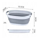 Foldable Silicone Mash, Laundry Basket 24L LASH GANIUM SPACE FOR CHILD 53CM