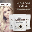 Premium Mushroom Coffee Powder: Arabica Coffee with 10-Mushroom Blend (Lion's Mane, Chaga, Reishi & More) for Enhanced Focus, En
