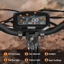 6000W Powerful Electric Scooter 60V 38Ah Max Speed 80km/h 80km Range 11'' Tire Dual Shock Absorbing Folding EScooter for Adults