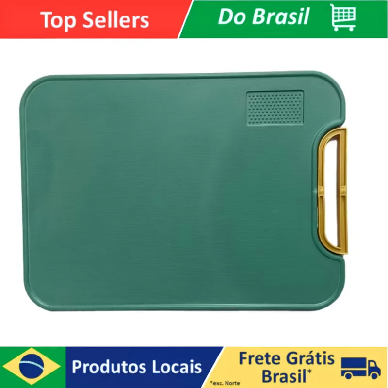 Kit até 3 Tábua de Corte Retangular Antibacteriana À Prova De Mofo Com Alça anti-rachaduras, de cozinha