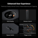 Fosi Audio ZD3 Bluetooth Desktop DAC with Remote USB ARC Input ES9039Q2M Fully Balanced Digital Decoder for Stereo Amplifier