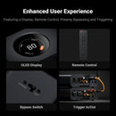 Fosi Audio ZD3 Bluetooth USB Desktop DAC ARC Input, ES9039Q2M Fully Balanced Digital Decoder for Stereo Amplifier with Remote